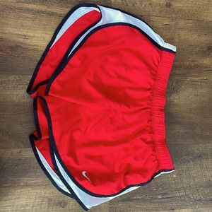 Red Nike Women’s Tempo Running Shorts